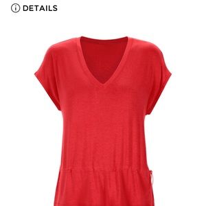CAbi Formal Tee in the fun spring color: cherry